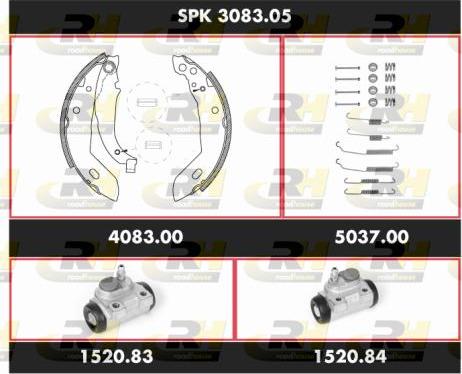 Roadhouse SPK 3083.05 - Bremžu loku komplekts adetalas.lv