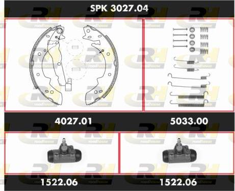 Roadhouse SPK 3027.04 - Bremžu loku komplekts adetalas.lv