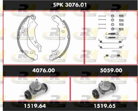 Roadhouse SPK 3076.01 - Bremžu loku komplekts adetalas.lv