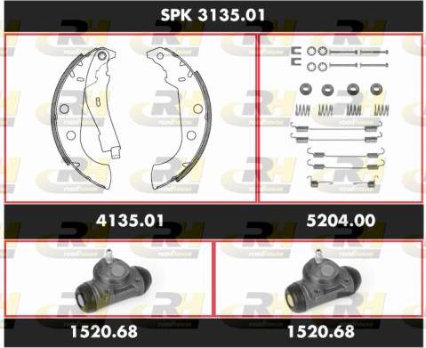 Roadhouse SPK 3135.01 - Bremžu loku komplekts adetalas.lv