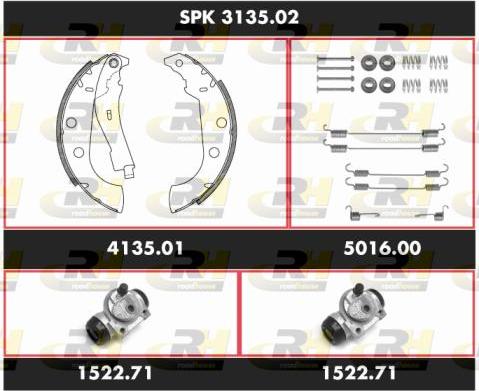 Roadhouse SPK 3135.02 - Bremžu loku komplekts adetalas.lv