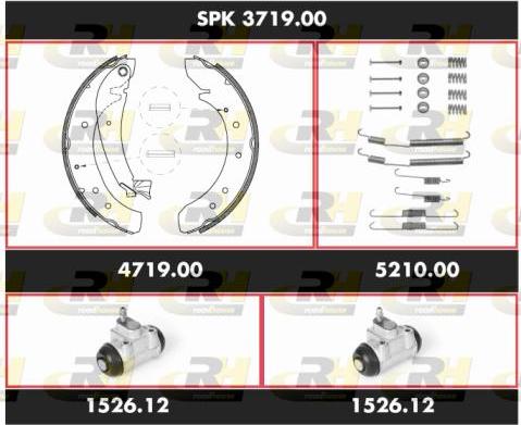 Roadhouse SPK 3719.00 - Bremžu loku komplekts adetalas.lv