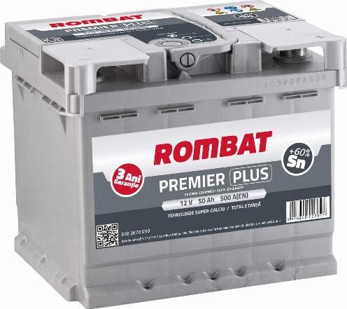 ROMBAT 550 2K70 050 - Startera akumulatoru baterija adetalas.lv