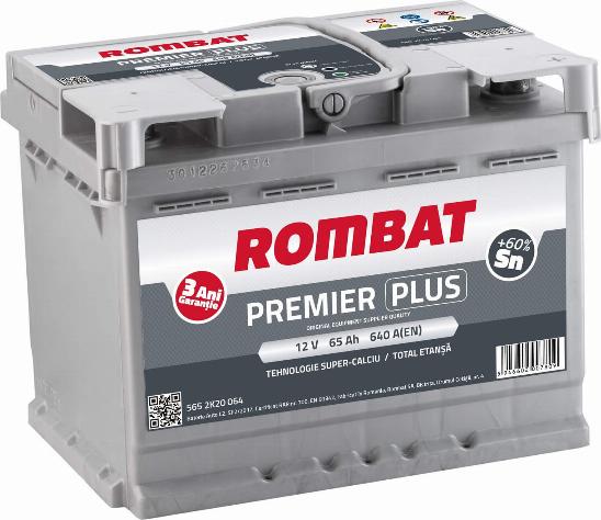 ROMBAT 565 2K20 064 - Startera akumulatoru baterija adetalas.lv