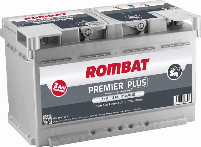 ROMBAT 585 2K40 081 - Startera akumulatoru baterija adetalas.lv