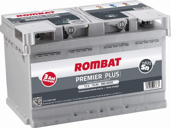 ROMBAT 570 2K90 068 - Startera akumulatoru baterija adetalas.lv