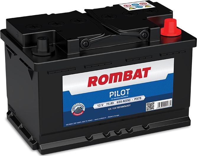 ROMBAT P375N - Startera akumulatoru baterija adetalas.lv