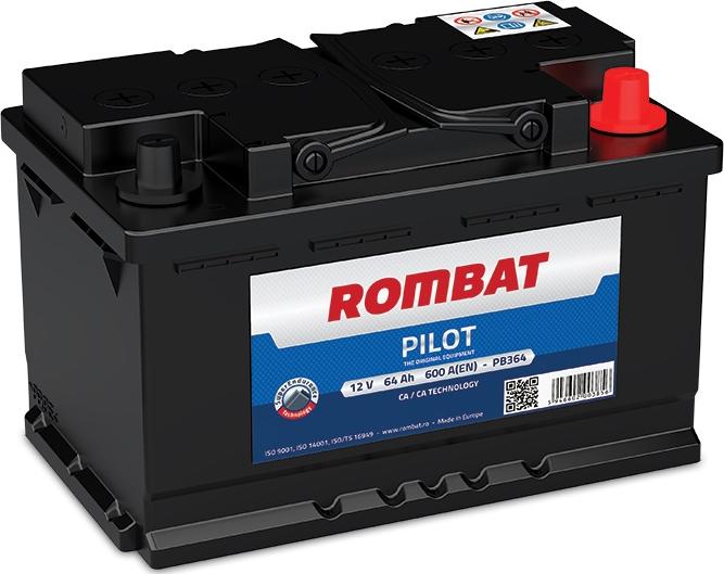 ROMBAT PB364N - Startera akumulatoru baterija adetalas.lv