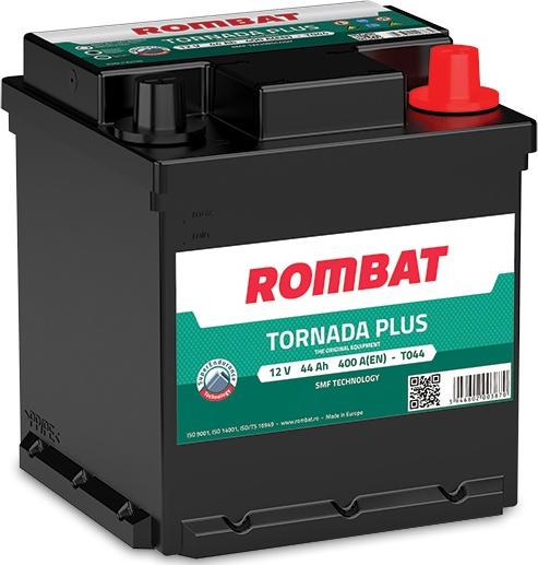 ROMBAT T044N - Startera akumulatoru baterija adetalas.lv