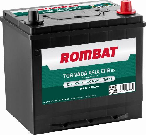 ROMBAT TAF65 - Startera akumulatoru baterija adetalas.lv