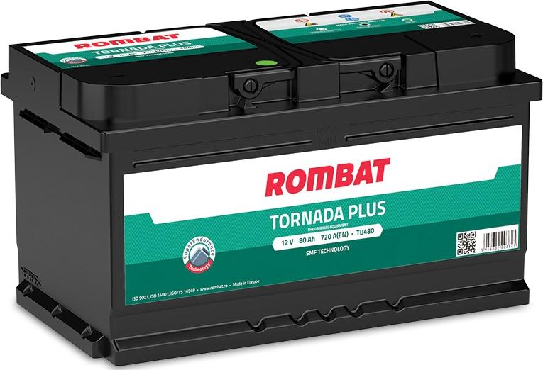 ROMBAT TB480N - Startera akumulatoru baterija adetalas.lv