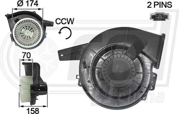 RPLQuality APVTAU0006 - Elektromotors, Salona ventilācija adetalas.lv