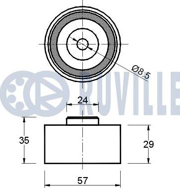 Ruville 540332 - Parazīt / Vadrullītis, Zobsiksna adetalas.lv