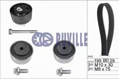 Ruville 5597870 - Zobsiksnas komplekts adetalas.lv