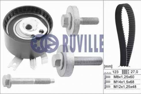 Ruville 5558170 - Zobsiksnas komplekts adetalas.lv