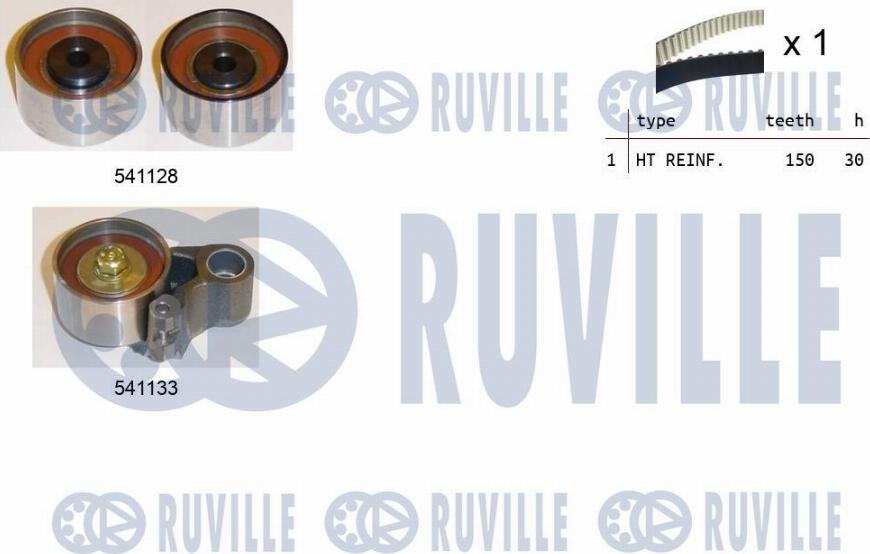 Ruville 550290 - Zobsiksnas komplekts adetalas.lv