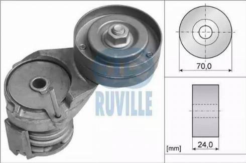 Ruville 55738 - Siksnas spriegotājs, Ķīļsiksna adetalas.lv