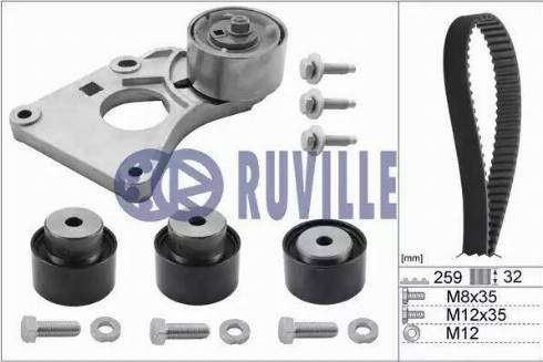 Ruville 5664370 - Zobsiksnas komplekts adetalas.lv