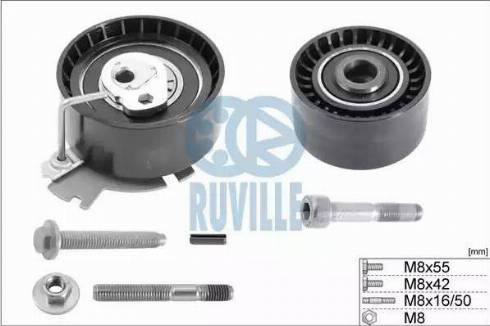 Ruville 5663850 - Rullīšu komplekts, Zobsiksna adetalas.lv