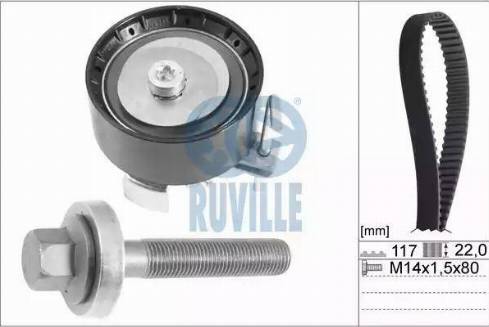 Ruville 5711870 - Zobsiksnas komplekts adetalas.lv