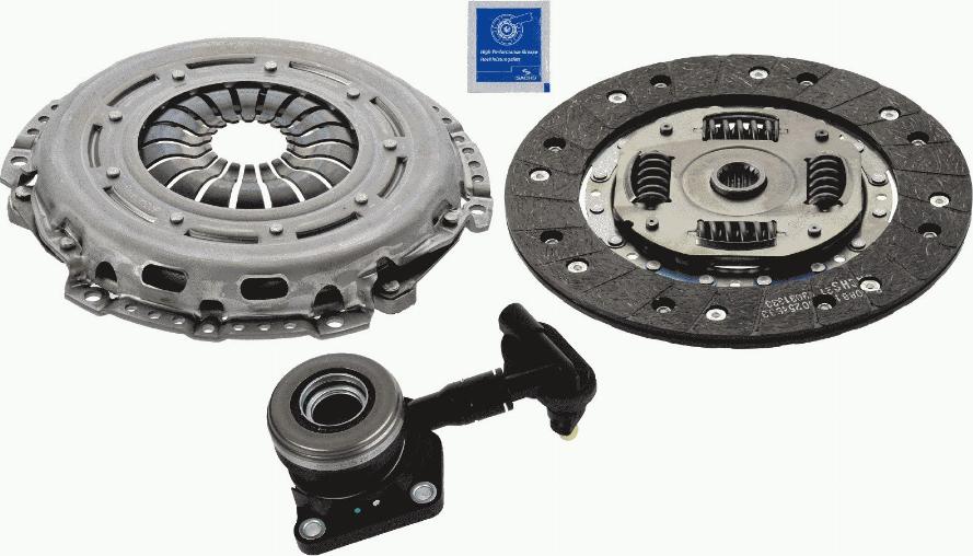 SACHS 3000 990 342 - Sajūga komplekts adetalas.lv