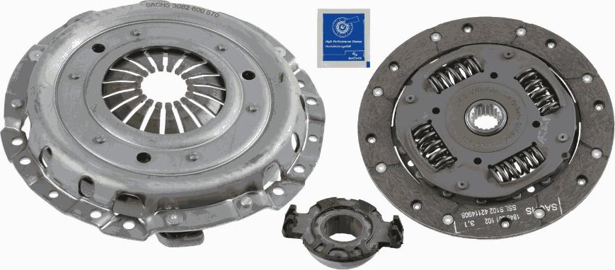 SACHS 3 000 951 066 - Sajūga komplekts adetalas.lv