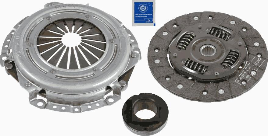 SACHS 3 000 951 012 - Sajūga komplekts adetalas.lv