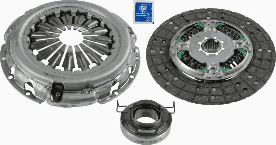 SACHS 3000 854 501 - Sajūga komplekts adetalas.lv