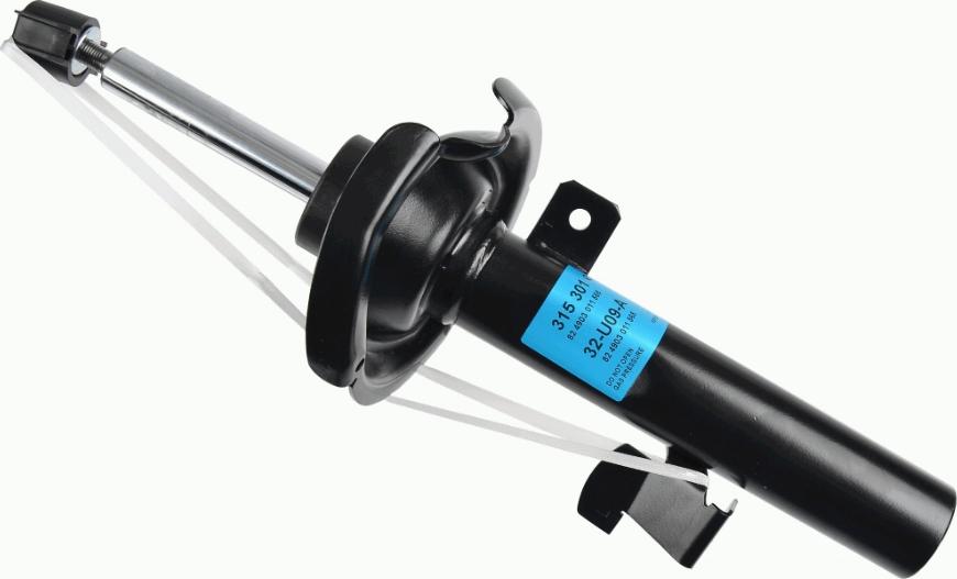 SACHS 315 301 - Amortizators adetalas.lv