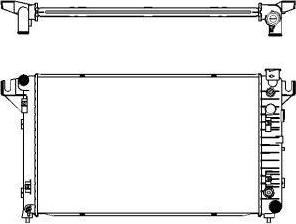 SAKURA Automotive 3131-1002 - Radiators, Motora dzesēšanas sistēma adetalas.lv