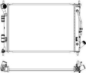 SAKURA Automotive 3221-8511 - Radiators, Motora dzesēšanas sistēma adetalas.lv