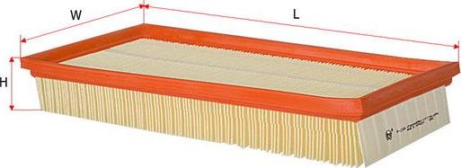 SAKURA Automotive A-1164 - Gaisa filtrs adetalas.lv