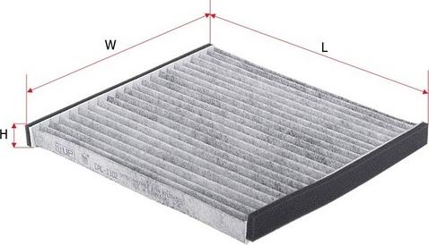 Sakura Filters AU CAC-1102 - Filtrs, Salona telpas gaiss adetalas.lv