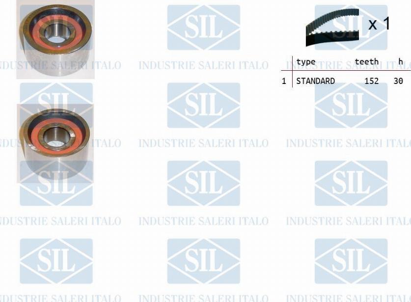 Saleri SIL TK1044 - Zobsiksnas komplekts adetalas.lv