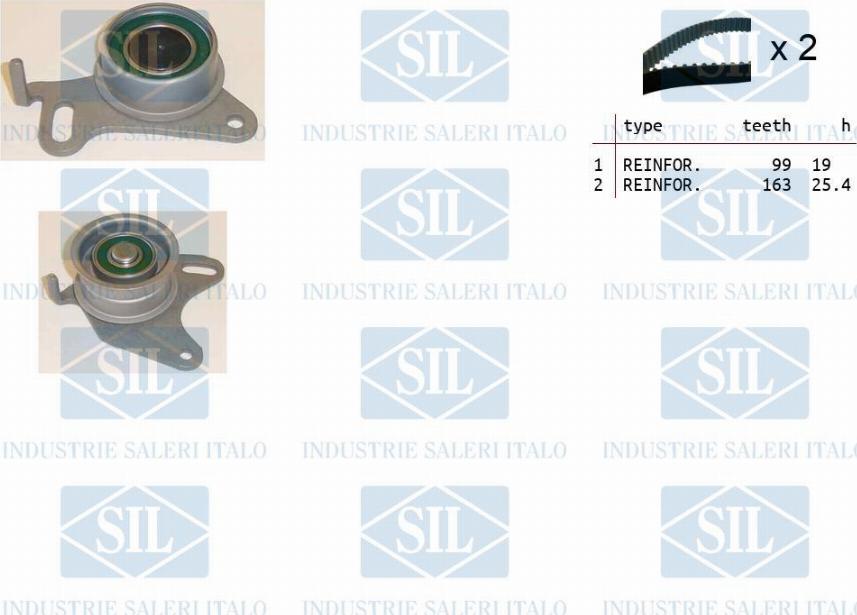 Saleri SIL TK1039 - Zobsiksnas komplekts adetalas.lv