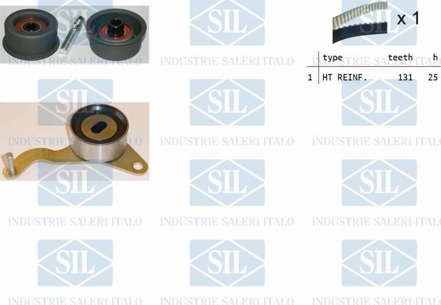 Saleri SIL TK1037 - Zobsiksnas komplekts adetalas.lv