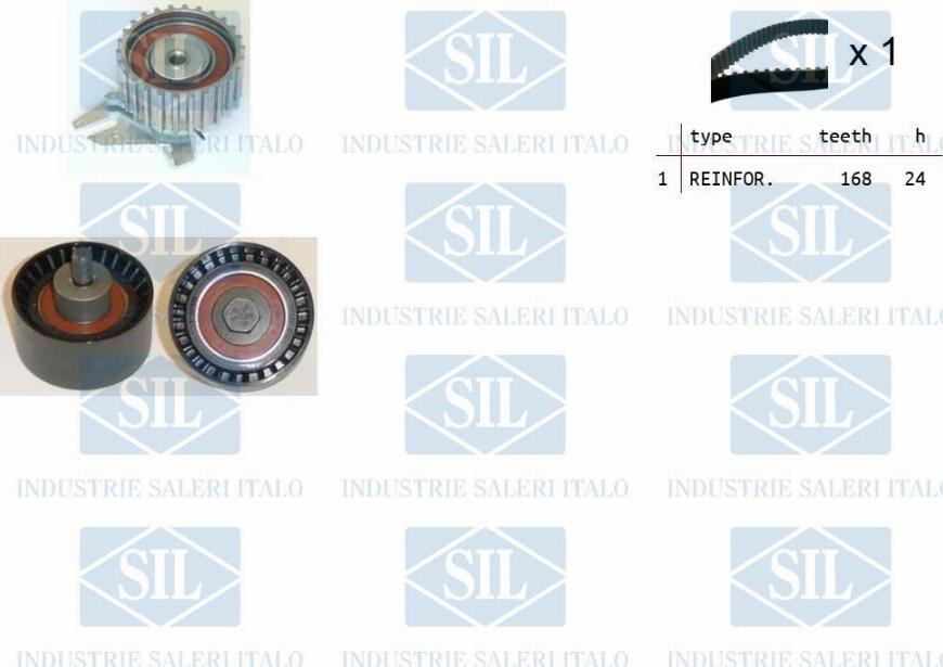 Saleri SIL TK1141 - Zobsiksnas komplekts adetalas.lv