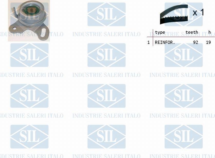 Saleri SIL TK1167 - Zobsiksnas komplekts adetalas.lv