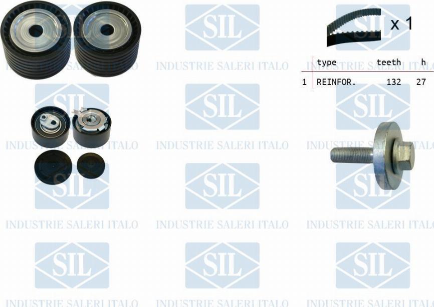 Saleri SIL TK1109 - Zobsiksnas komplekts adetalas.lv