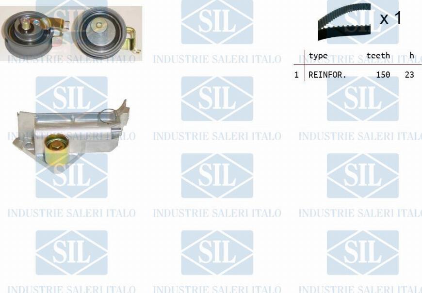 Saleri SIL TK1104 - Zobsiksnas komplekts adetalas.lv