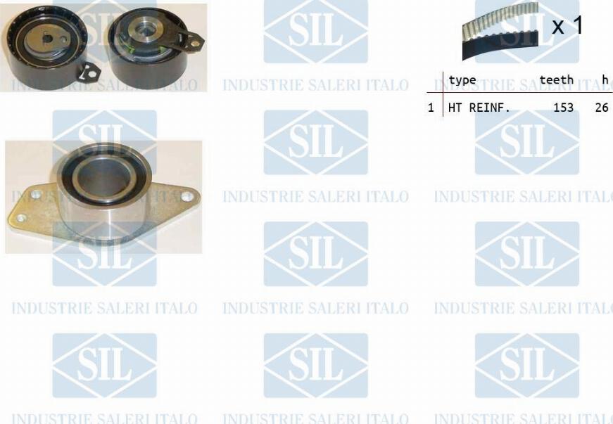 Saleri SIL TK1347 - Zobsiksnas komplekts adetalas.lv