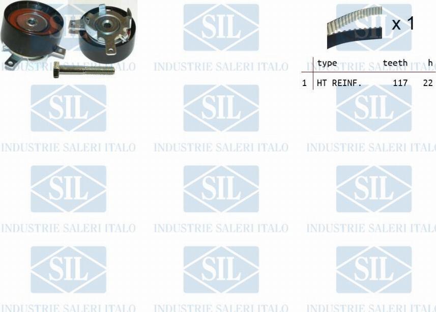 Saleri SIL TK1337 - Zobsiksnas komplekts adetalas.lv