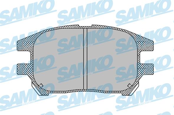 Samko 5SP1332 - Bremžu uzliku kompl., Disku bremzes adetalas.lv