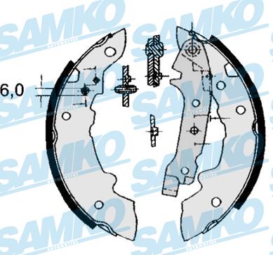 Samko 84320 - Bremžu loku komplekts adetalas.lv