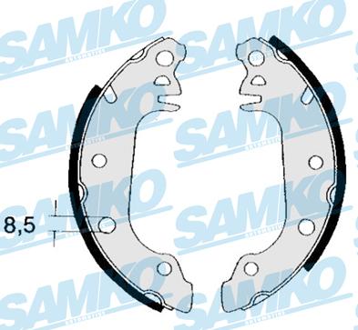 Samko 84710 - Bremžu loku komplekts adetalas.lv