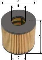 SAMPIYON FILTER CE 1018 EX - Eļļas filtrs adetalas.lv