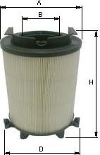 SAMPIYON FILTER CH 1299 - Gaisa filtrs adetalas.lv