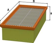 SAMPIYON FILTER CP 0118 S - Gaisa filtrs adetalas.lv