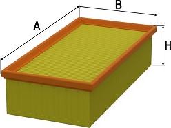 SAMPIYON FILTER CP 0012 - Gaisa filtrs adetalas.lv