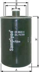 SAMPIYON FILTER CS 0635 H - Eļļas filtrs adetalas.lv